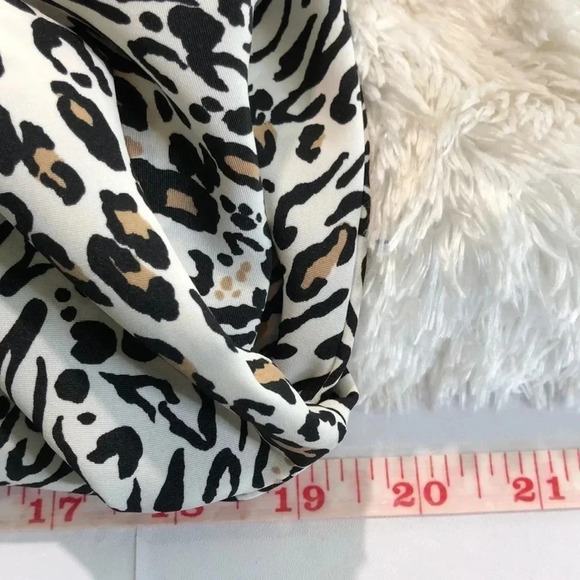 KAREN SCOTT Animal Print Button Down Blouse - Picture 7 of 7